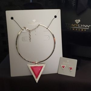 Pink Bravo Necklace Set